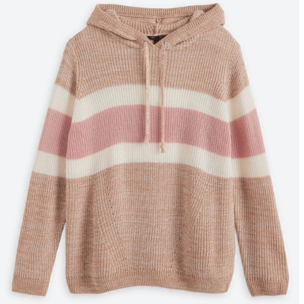Stitch Fix LETY & ME Adina Colorblock Hooded Pullover - Size 2XL, NWT